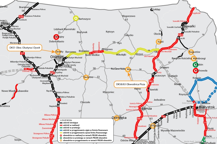 Rusza budowa „ekspresówki” przez Mazury. Trasa ma być gotowa do końca 2023 r.